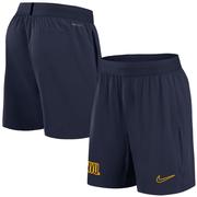 West Virginia Nike Dri-Fit Woven Sideline Shorts